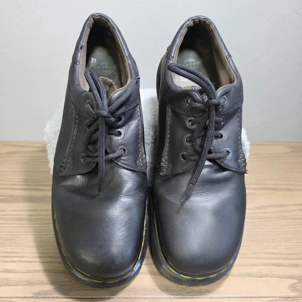 Dr Martens 8A17 Vintage Mens Black Oxford Lace Up Size 11 Dress Casual Shoe